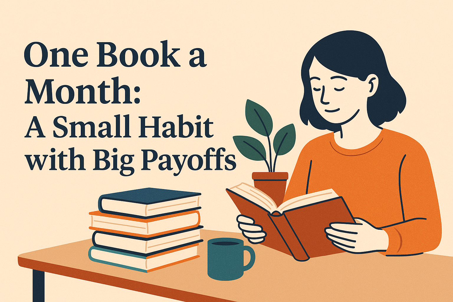 One Book a Month: A Small Habit with Big Payoffs